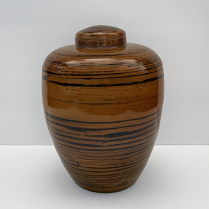 Bamboo urn