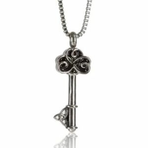 Reliquary pendant - Elegant key - Crematorium Montreal