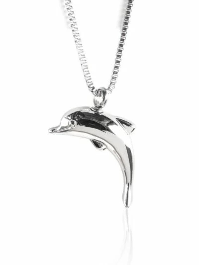 Reliquary Pendant - Plain Dolphin - Crematorium Montreal