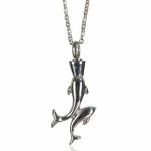 Reliquary Pendant - Dolphin Duo