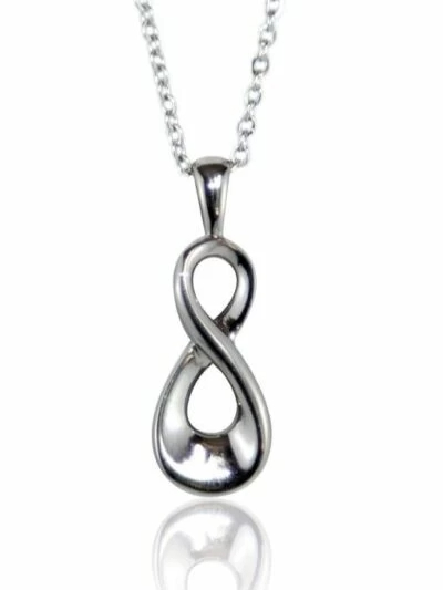 Reliquary Pendant - Plain Infinity - Crematorium Montreal