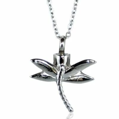 Reliquary Pendant - Dragonfly - Crematorium Montreal