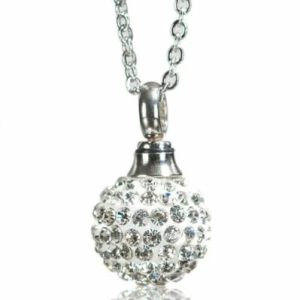 Reliquary Pendant - Orb set with stone (large)