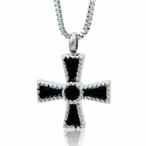 Reliquary Pendant - Small Cross - Crematorium Montreal