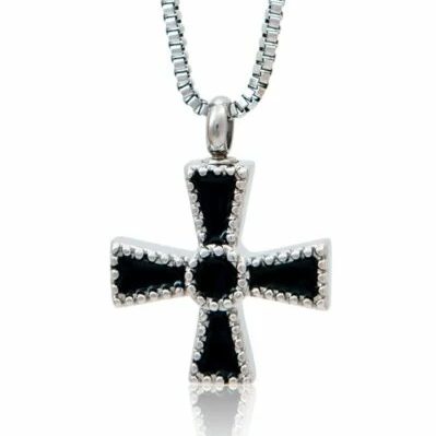 Reliquary Pendant - Small Cross - Crematorium Montreal