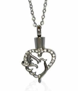 Reliquary Pendant – Heart and Dove