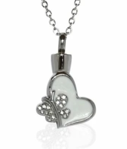 Reliquary Pendant – Heart and Butterfly